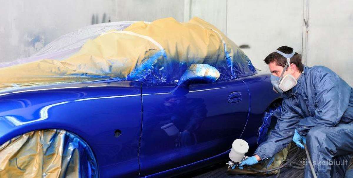 Motociklų, Auto kėbulų remontas lyginimas dažymas - nuotraukos Nr. 7