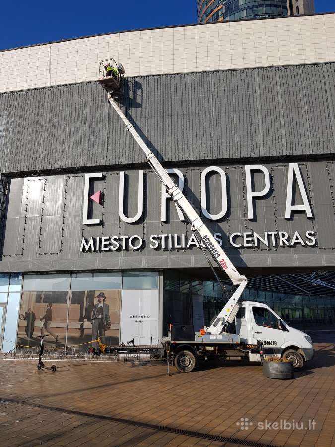 Pigi 23m bokštelio nuoma Pilaitėje.autobokštelis, - nuotraukos Nr. 8