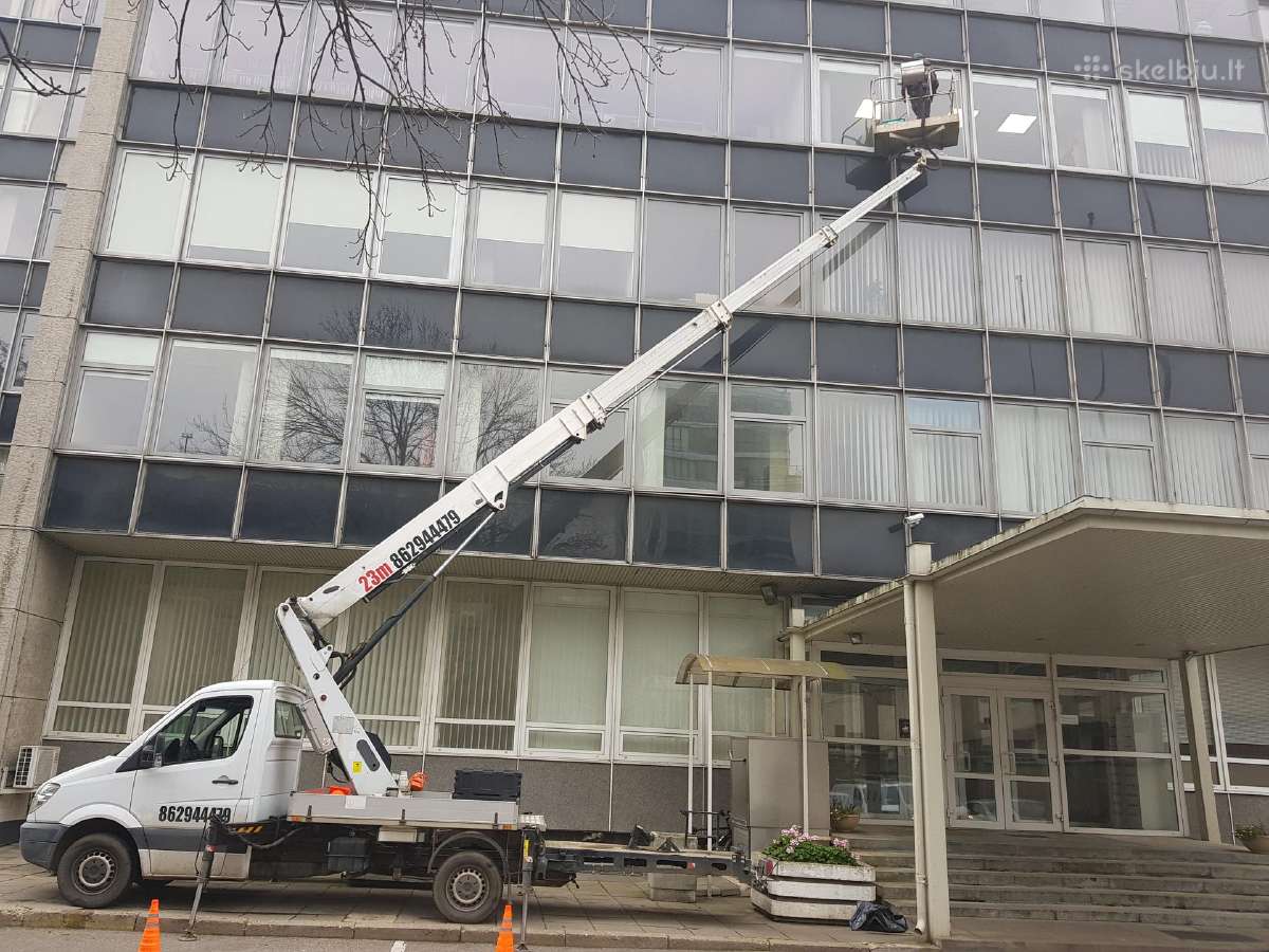 Pigi 23m bokštelio nuoma Pilaitėje.autobokštelis, - nuotraukos Nr. 11
