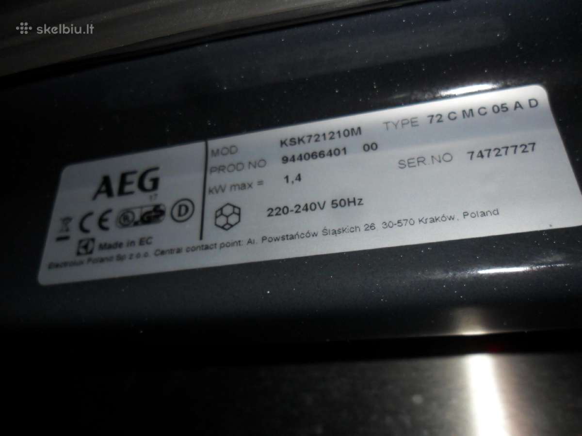 Orkaite su garu funkcija Electrolux,aeg - nuotraukos Nr. 5