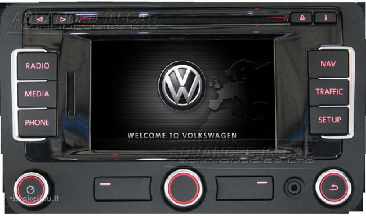 VW Rns 315 ir Rns 310 Sd 2025 m. žemėlapiai i auto - nuotraukos Nr. 2
