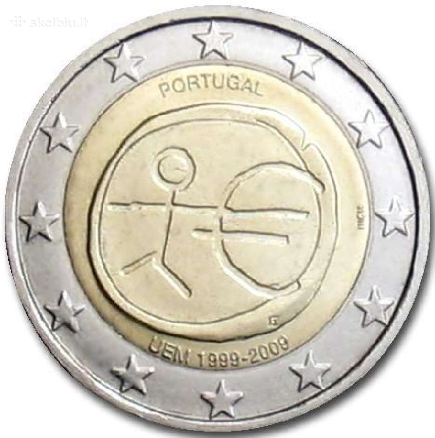 Portugalijos proginės euro monetos - nuotraukos Nr. 28