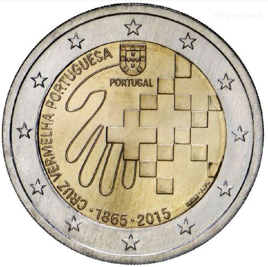 Portugalijos proginės euro monetos - nuotraukos Nr. 22
