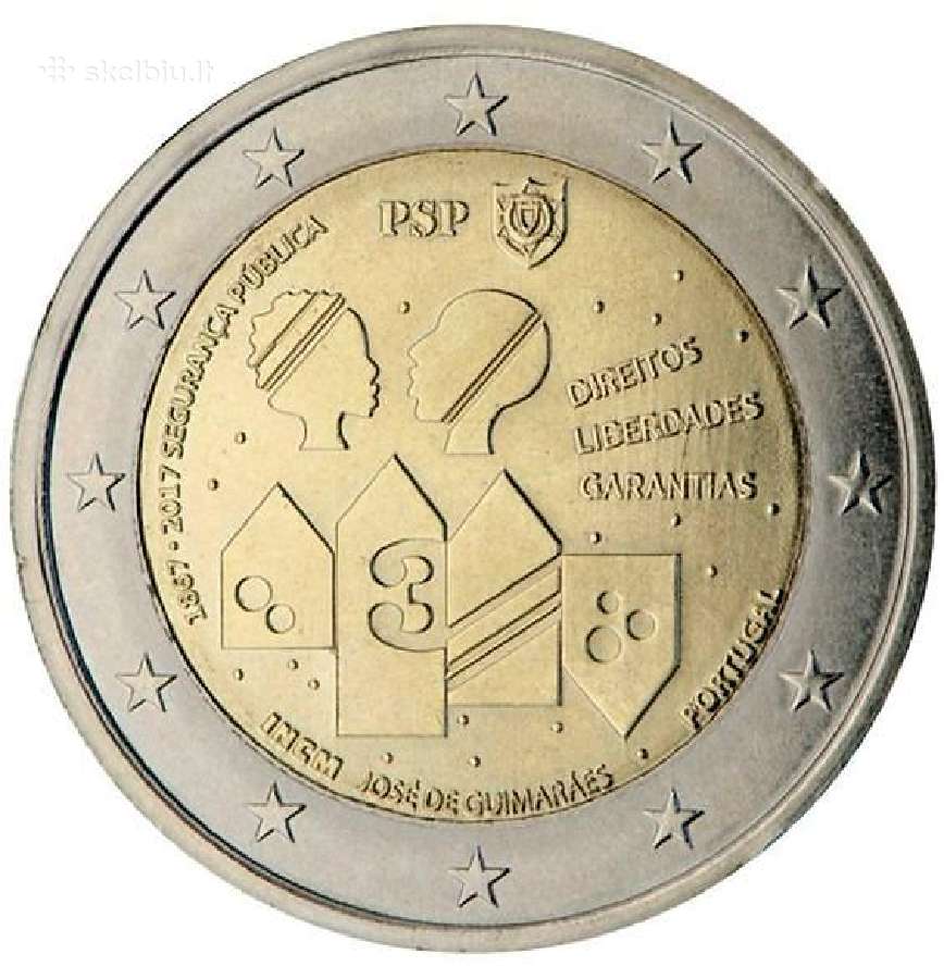 Portugalijos proginės euro monetos - nuotraukos Nr. 17