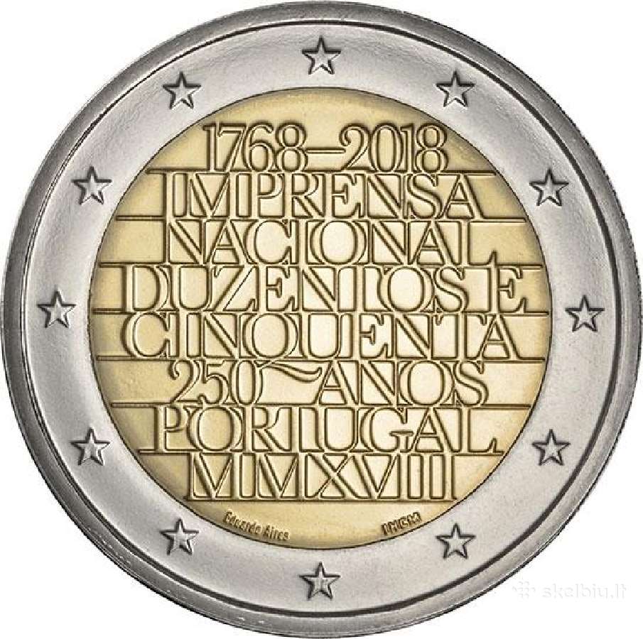 Portugalijos proginės euro monetos - nuotraukos Nr. 15