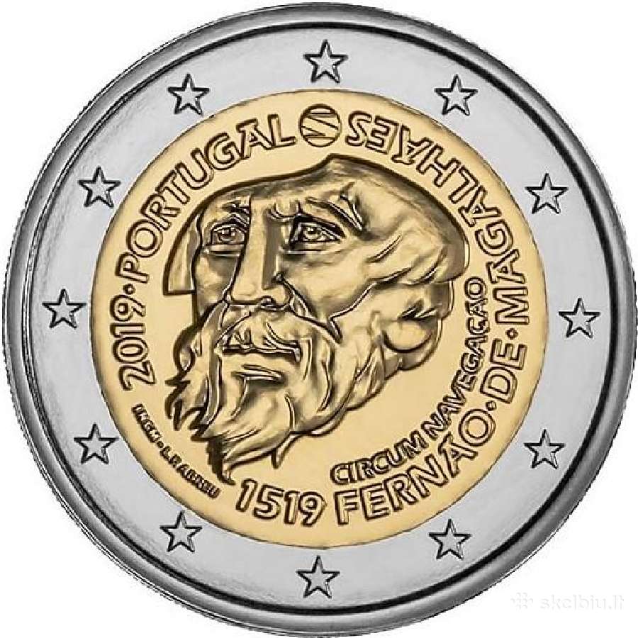 Portugalijos proginės euro monetos - nuotraukos Nr. 14
