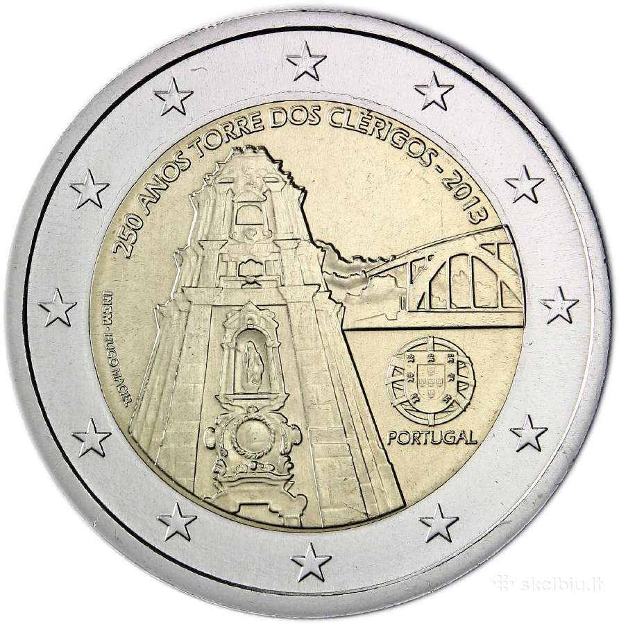 Portugalijos proginės euro monetos - nuotraukos Nr. 26