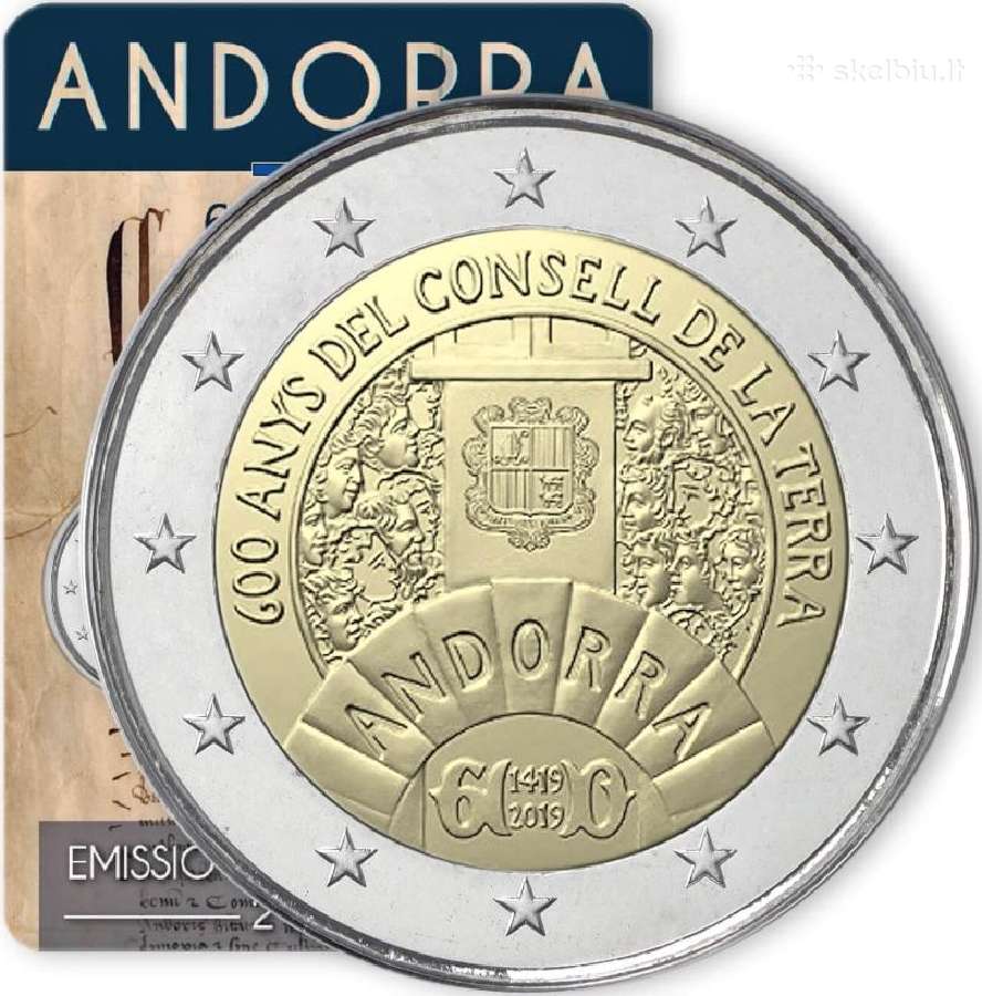 Andoros proginės ir apyvartinės monetos - nuotraukos Nr. 13
