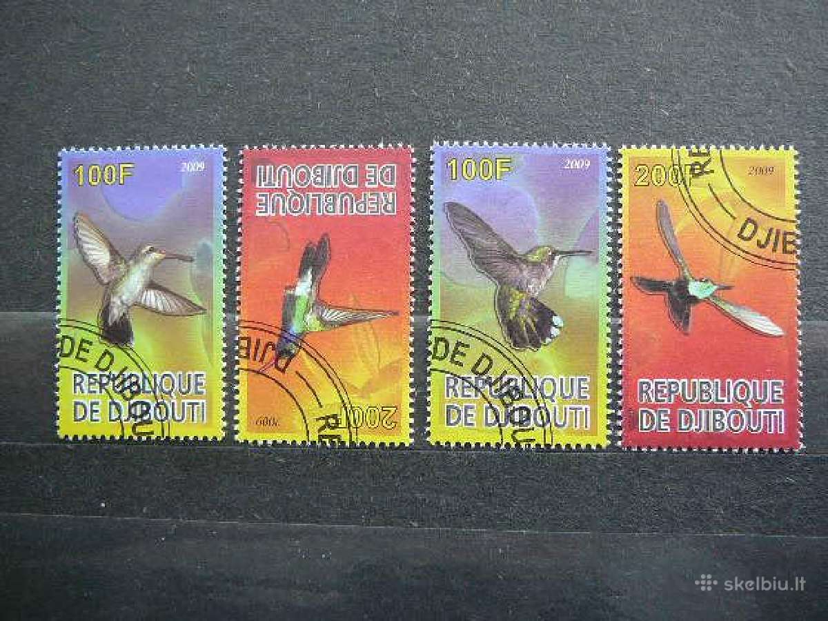 Kolibriai Pauksciai Dzibutis 2009 antsp. s553k