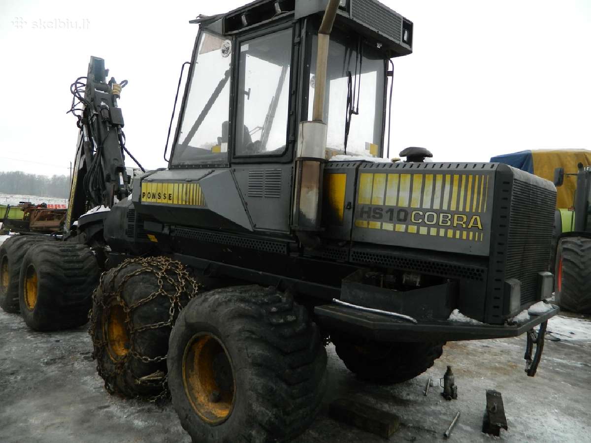 Harvesteris Ponsse Cobra Hs10 ardomas dalimis - nuotraukos Nr. 11