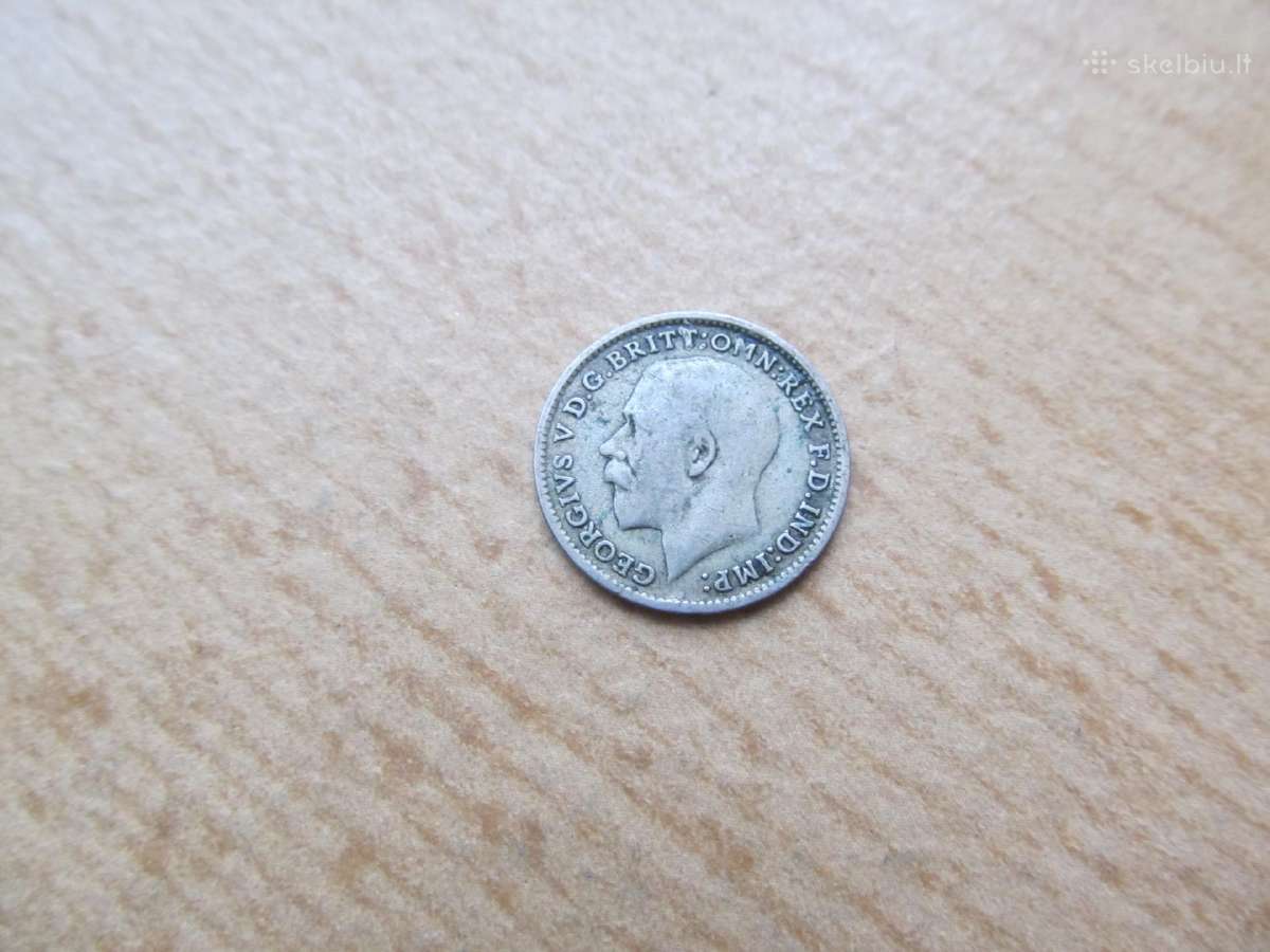 3 pence , Anglija , 1919, 1920 sidabras - nuotraukos Nr. 4