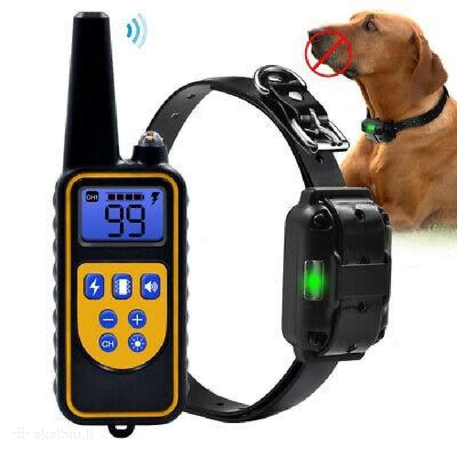 Elektrinis Šuns antkaklis su pulteliu (įkraunamas) - nuotraukos Nr. 3
