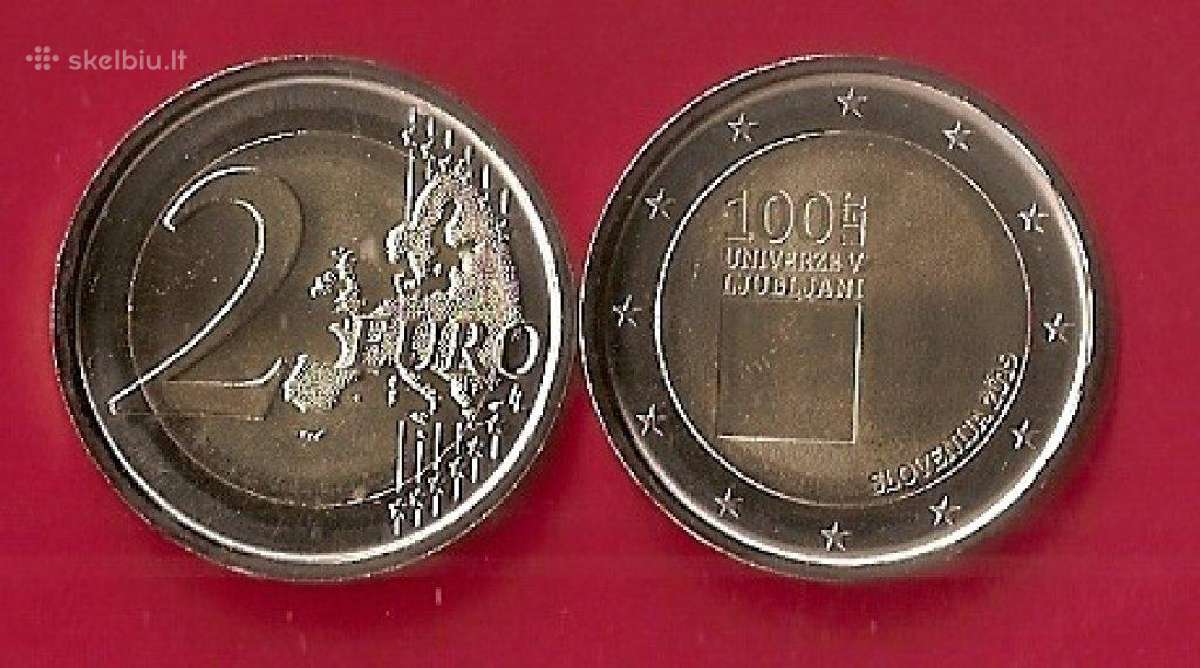 Slovenija 2019m. 2 € “Liublianos universitetas „U