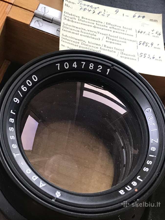 Carl Zeiss Jena Apo-tessar 600/9 - nuotraukos Nr. 2