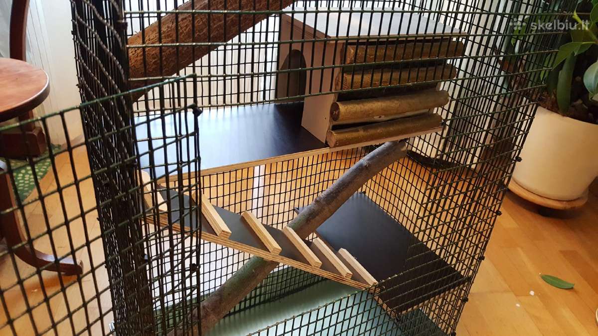 Naujas narvas graužikui-degu,šinšiloms - nuotraukos Nr. 8