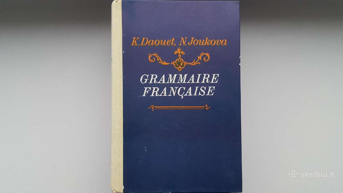 Prancūzų kalbos gramatikos vadovėlis