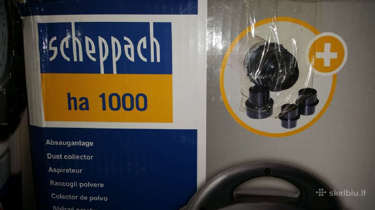 Drožlių nusiurbėjas Ha 1000 Scheppach - nuotraukos Nr. 4