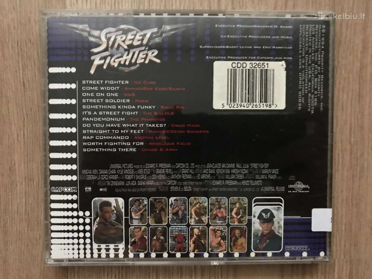 Street Fighter - 1994-original Movie Soundtrack CD - nuotraukos Nr. 11