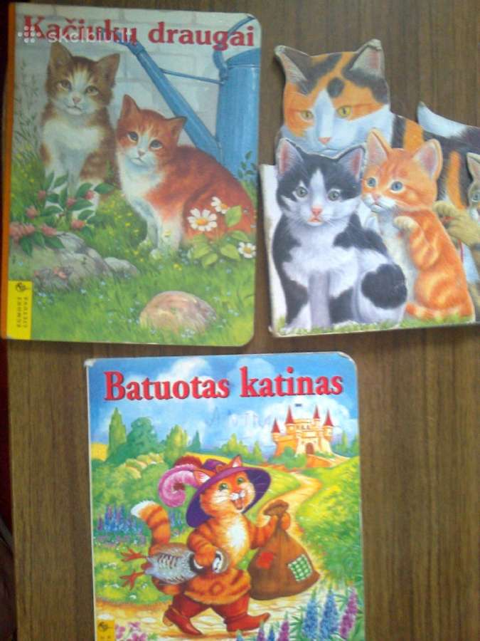 Įvairios knygutės vaikams.
