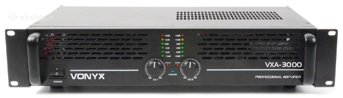 Stiprintuvas Vonyx Vxa-3000 2x 1500w - nuotraukos Nr. 2