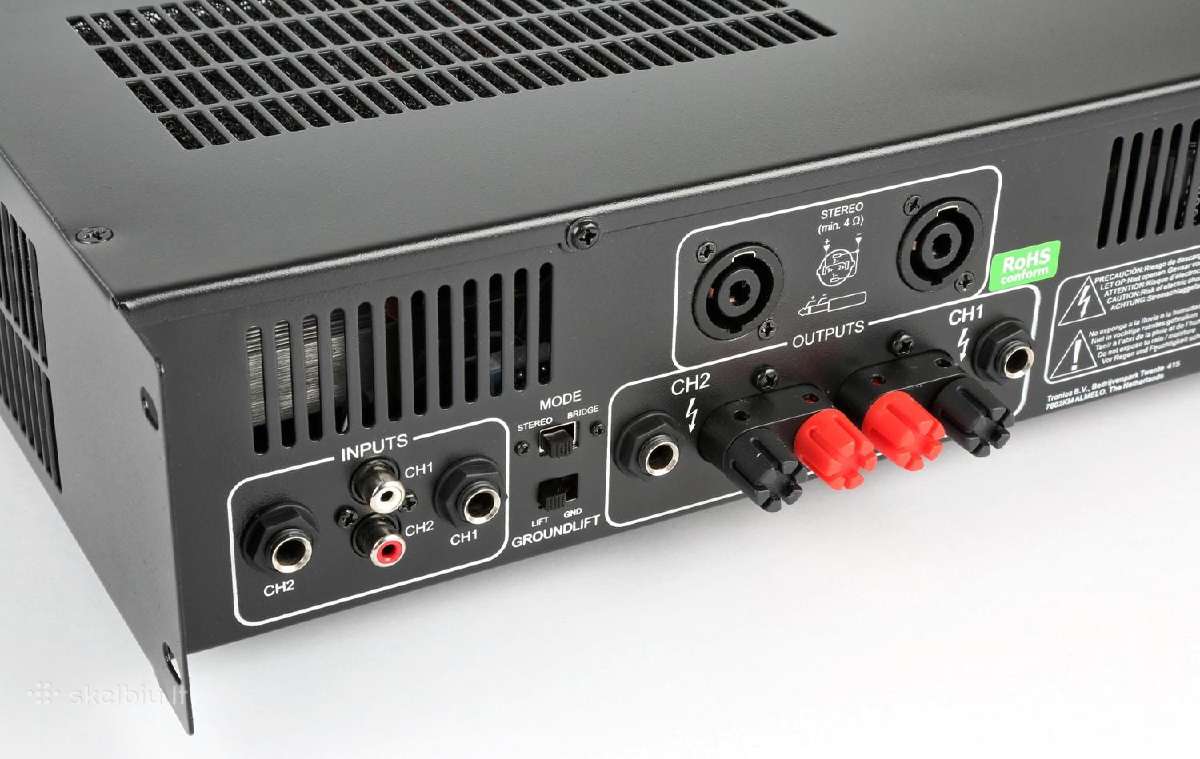 Stiprintuvas Vonyx Vxa-3000 2x 1500w - nuotraukos Nr. 3