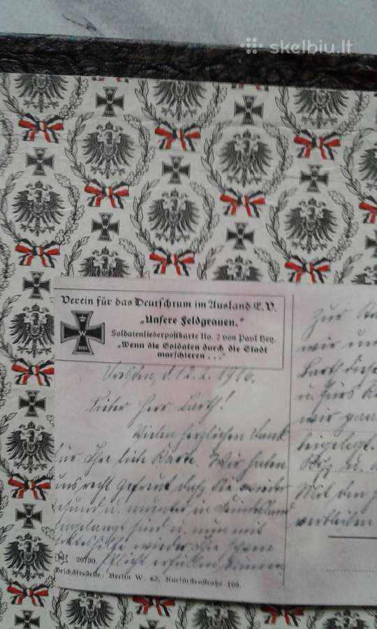 1910_1918 m. Kaizerio laikų atvirutės - nuotraukos Nr. 7