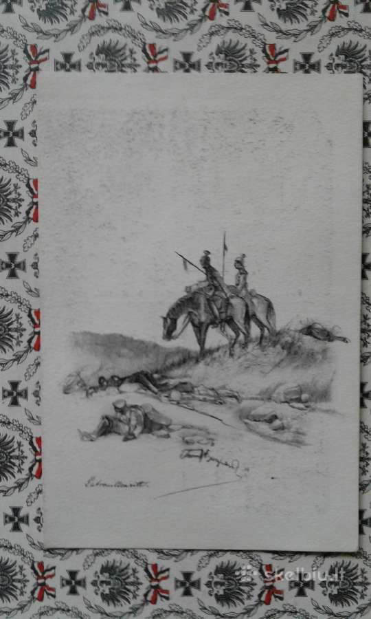 1910-1918 m. Kaizerio laikų atvirukai - nuotraukos Nr. 6
