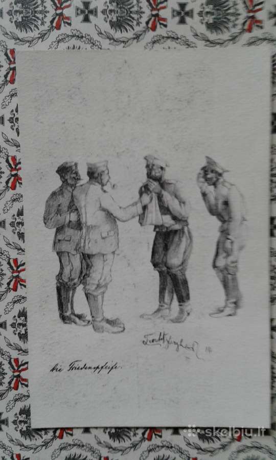1910-1918 m. Kaizerio laikų atvirukai - nuotraukos Nr. 7