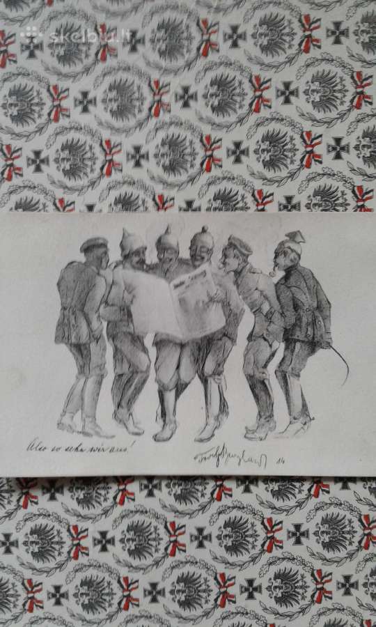 1910-1918 m. Kaizerio laikų atvirukai - nuotraukos Nr. 12