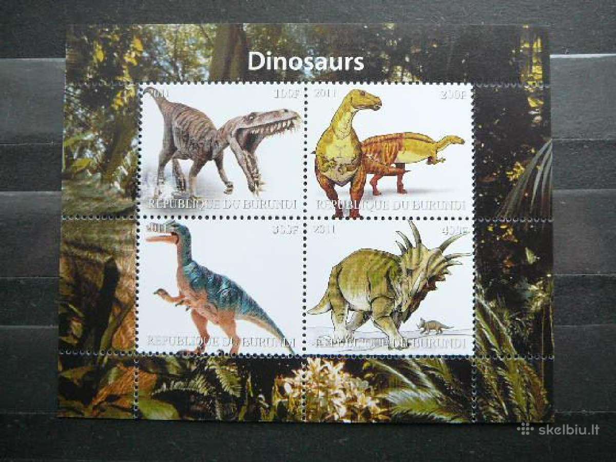 Dinozaurai Burundis 2011 svarus b1260