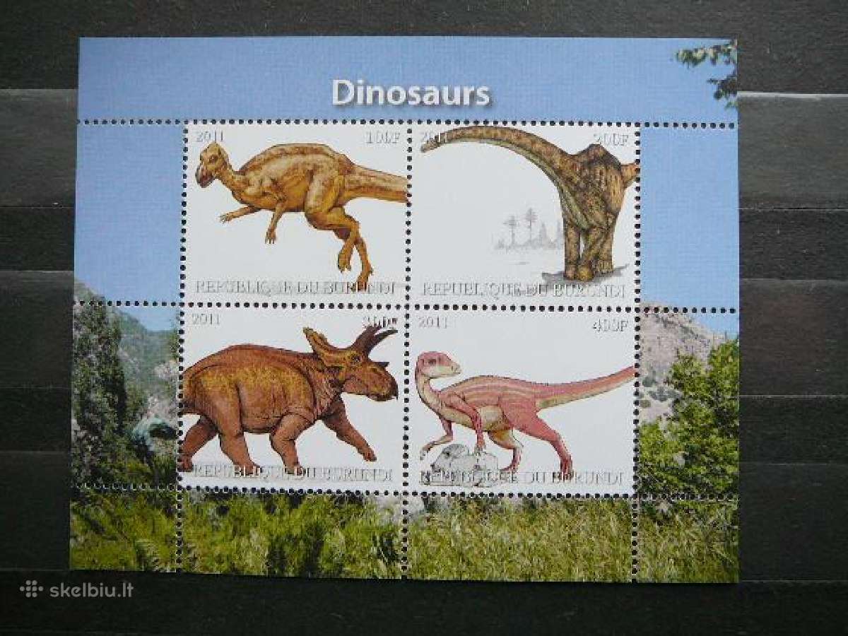 Dinozaurai Burundis 2011 svarus b1261