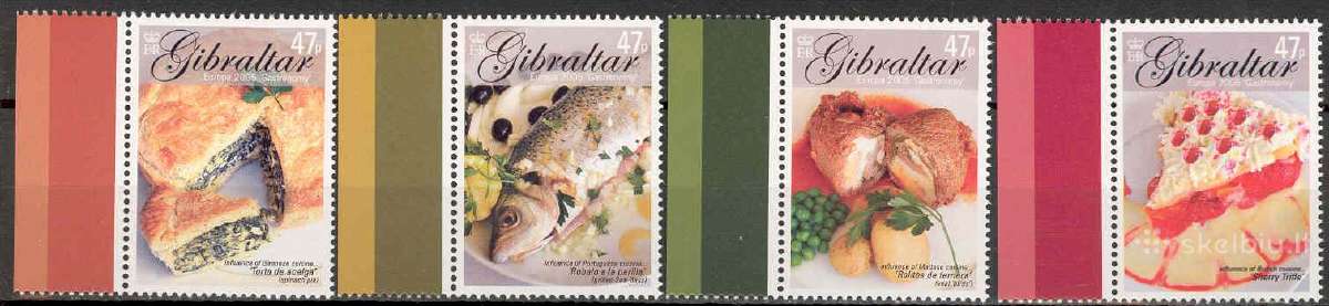 Gibraltaras 2005. Europa Cept - Gastronomija.