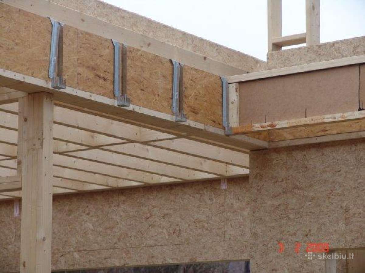 Dvitėjinės sijos Steico Joist - nuotraukos Nr. 2