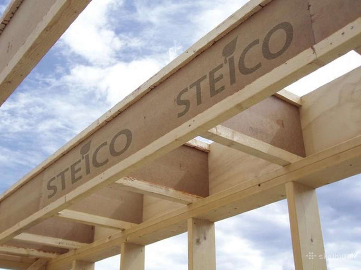 Dvitėjinės sijos Steico Joist - nuotraukos Nr. 7