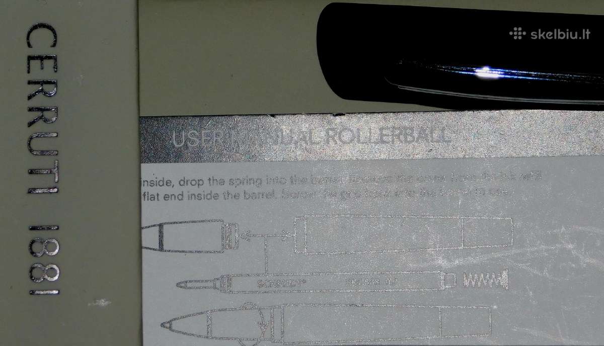 Naujas brendinis parkelis "Cerruti 1881 pen" - nuotraukos Nr. 2