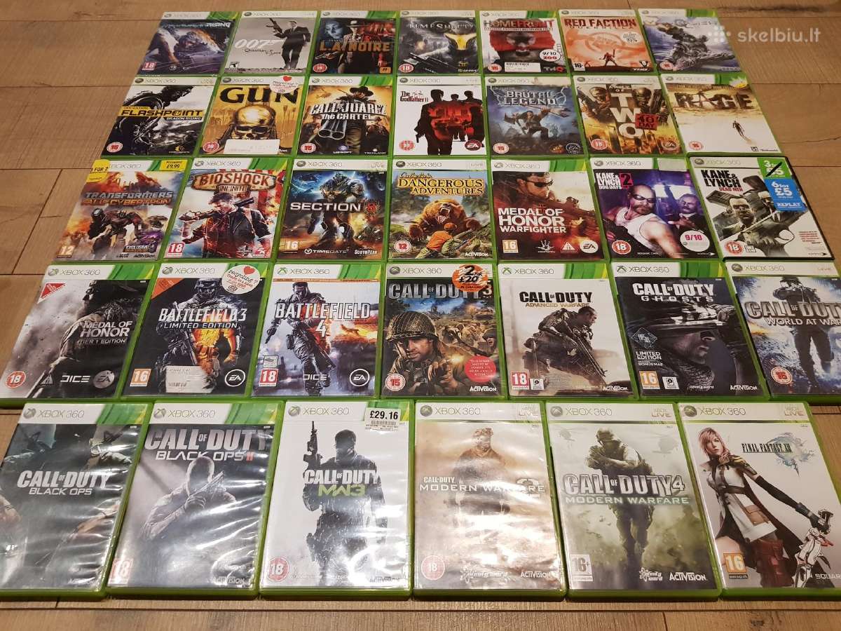 Xbox 360 naudoti žaidimai. Nemokamas Siuntimas - nuotraukos Nr. 5
