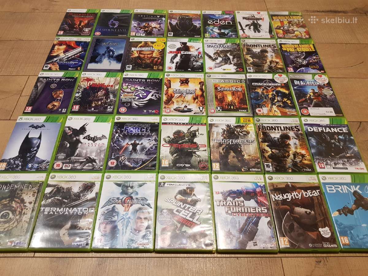 Xbox 360 naudoti žaidimai. Nemokamas Siuntimas - nuotraukos Nr. 6