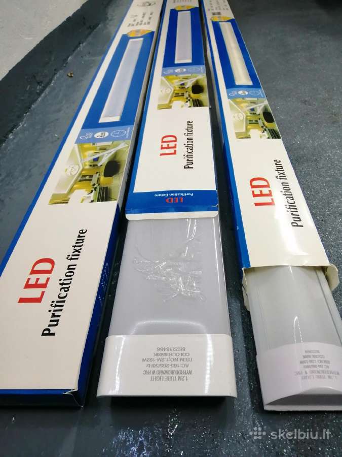 LED šviestuvai 40-160w-480w.6500/4000k 60/120cm T8
