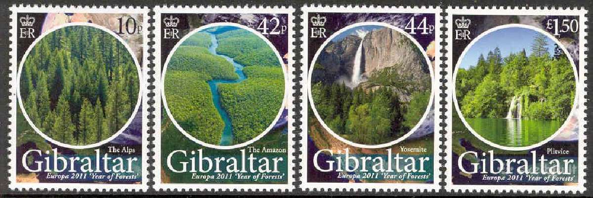 Gibraltaras 2011. Europa Cept - Miškas.