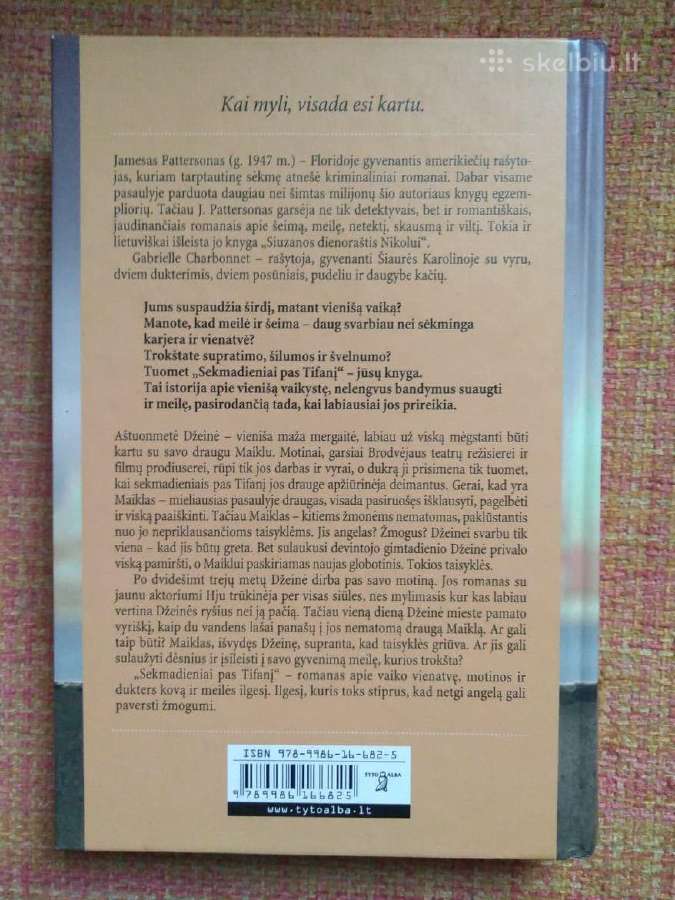 Knyga "Sekmadieniai pas Tifanį" - nuotraukos Nr. 2