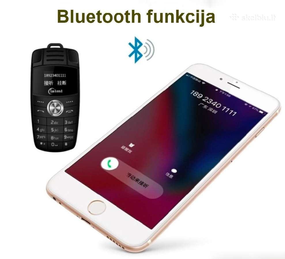 Mini telefonai X6 H-mobile ir B-v8 - nuotraukos Nr. 7