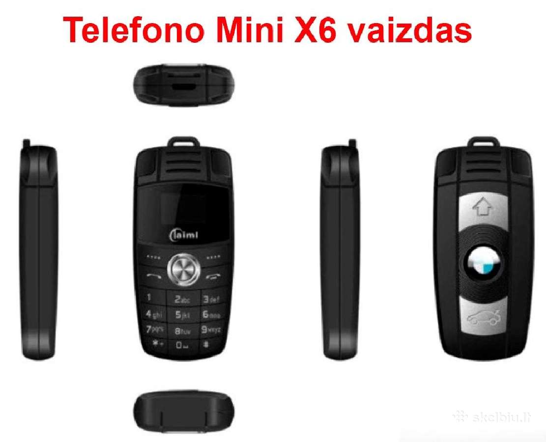 Mini telefonai X6 H-mobile ir B-v8 - nuotraukos Nr. 10