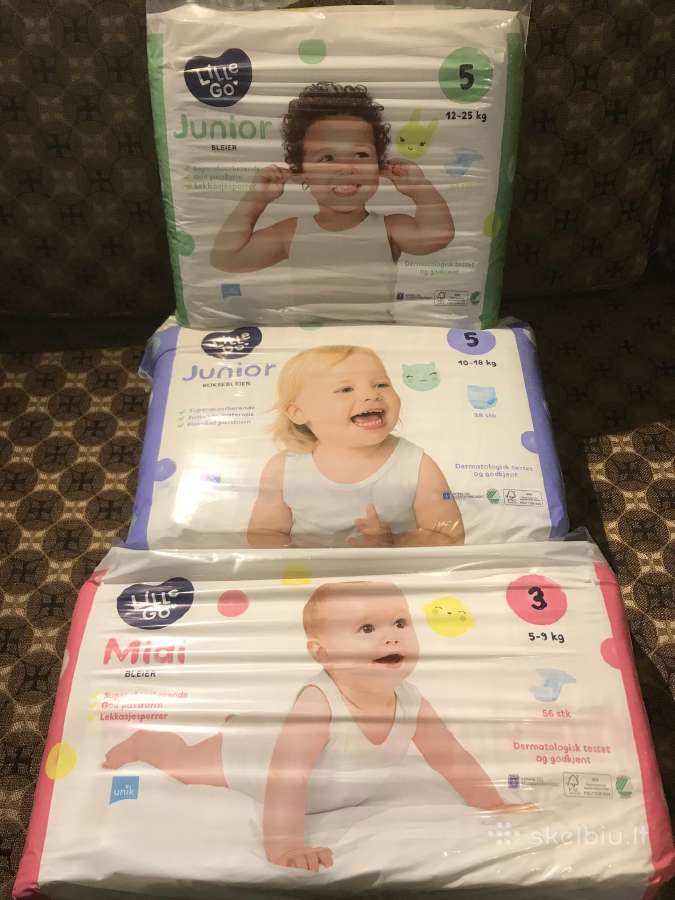 Bleer, Lille Go, Coop, Pampers,libero sauskelnes.