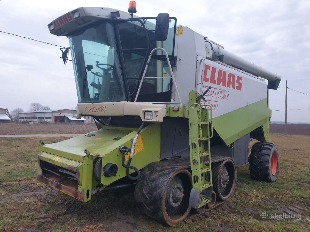Kombainas Claas Lexion 480tt Ardomas Dalimis