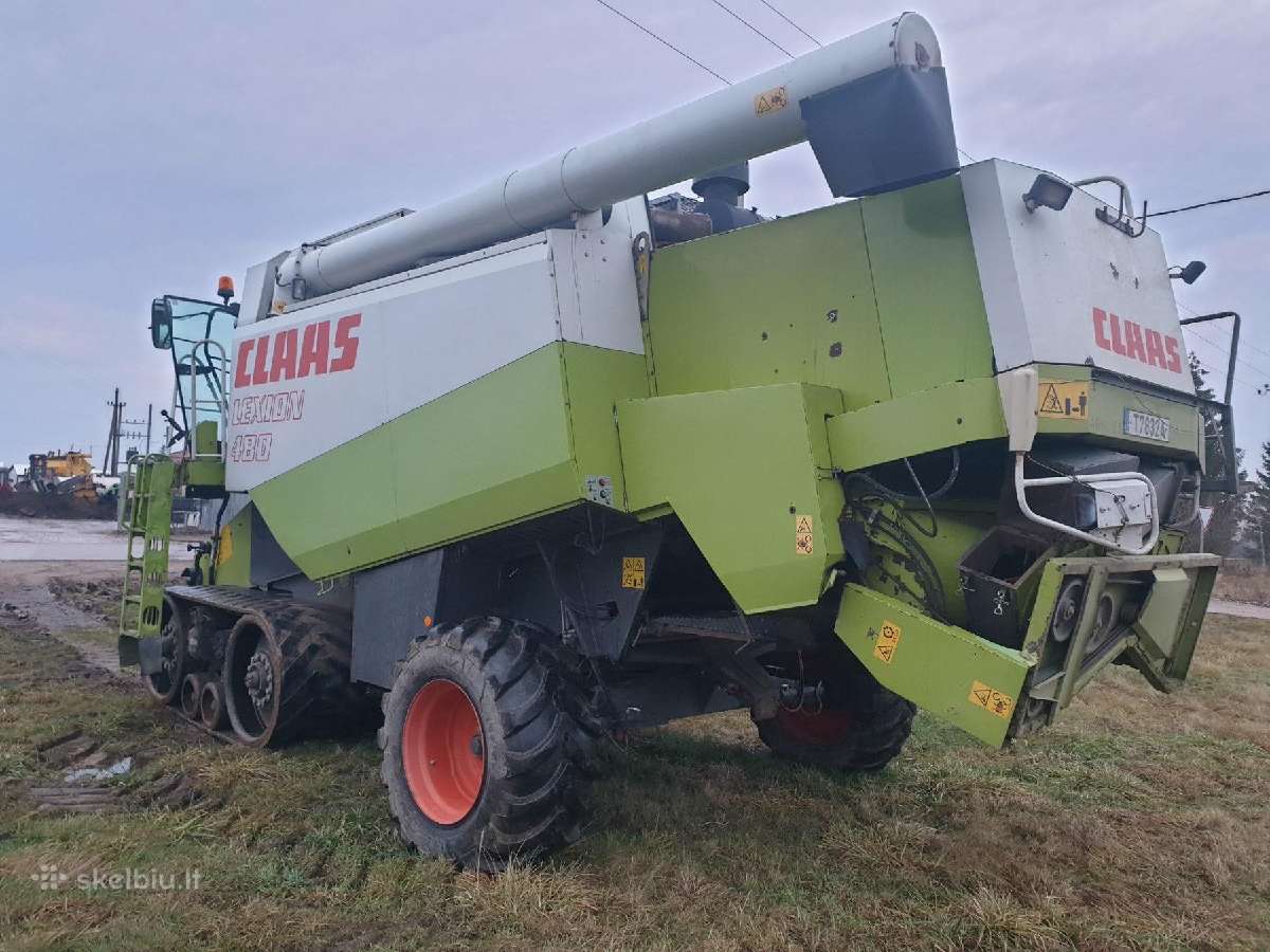 Kombainas Claas Lexion 480tt Ardomas Dalimis - nuotraukos Nr. 10