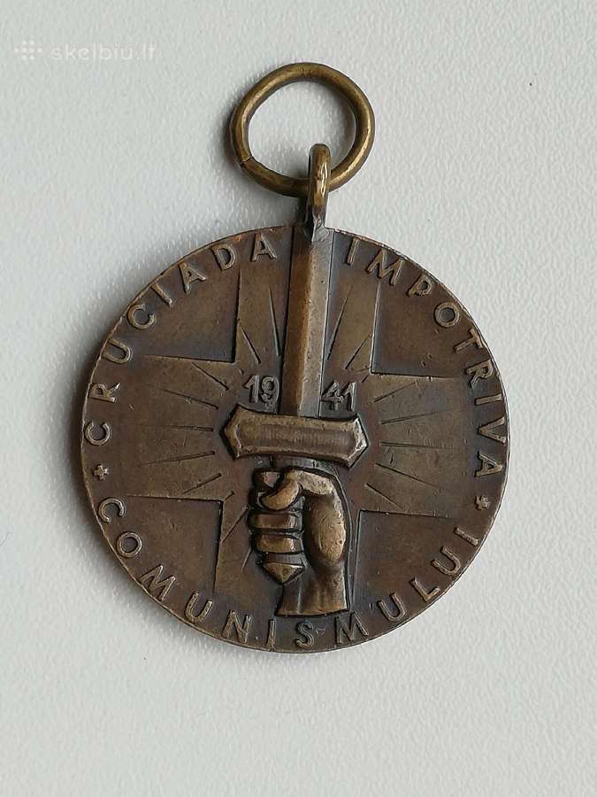 Ww2 medalis. Kova prieš komunistus. - nuotraukos Nr. 2