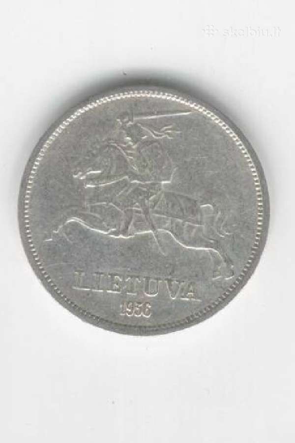Penki litai 1936m - nuotraukos Nr. 2