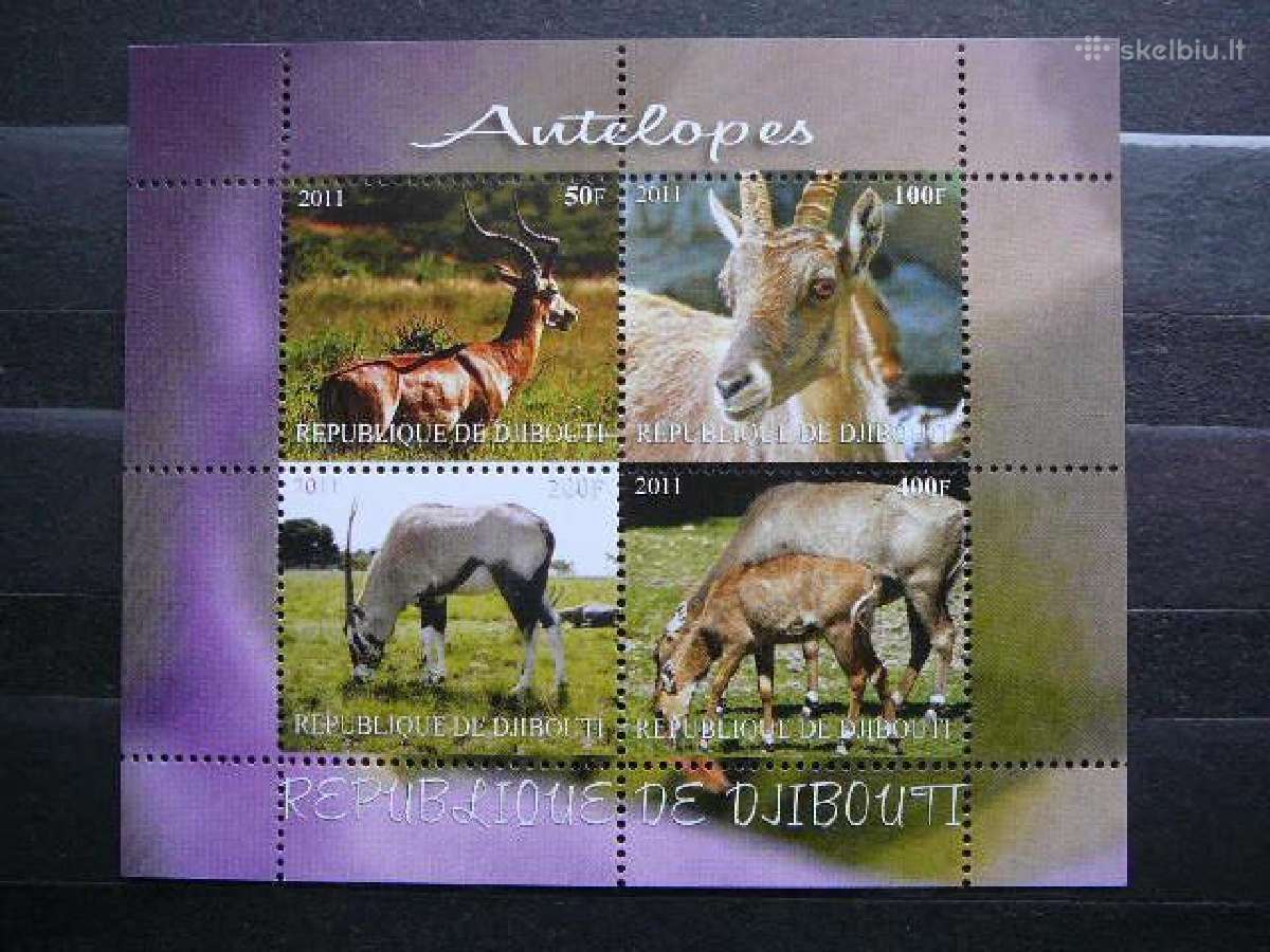 Antilopes Dzibutis 2011 svarus nt1878