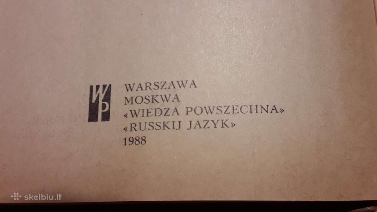 Didysis lenkų rusų kalbų žodynas 1 tomas 1988m. - nuotraukos Nr. 5