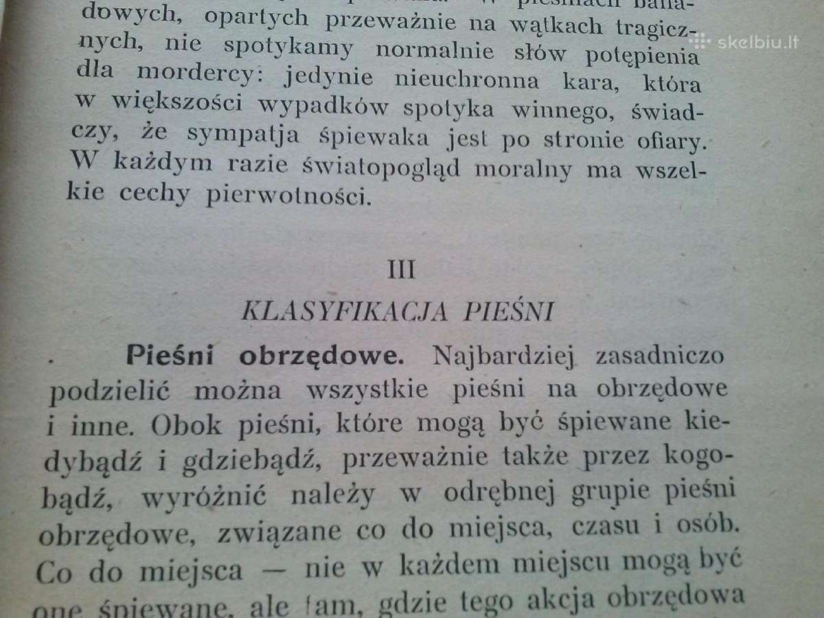 Knyga.piesni Polskie ludowe.1925 m. - nuotraukos Nr. 10